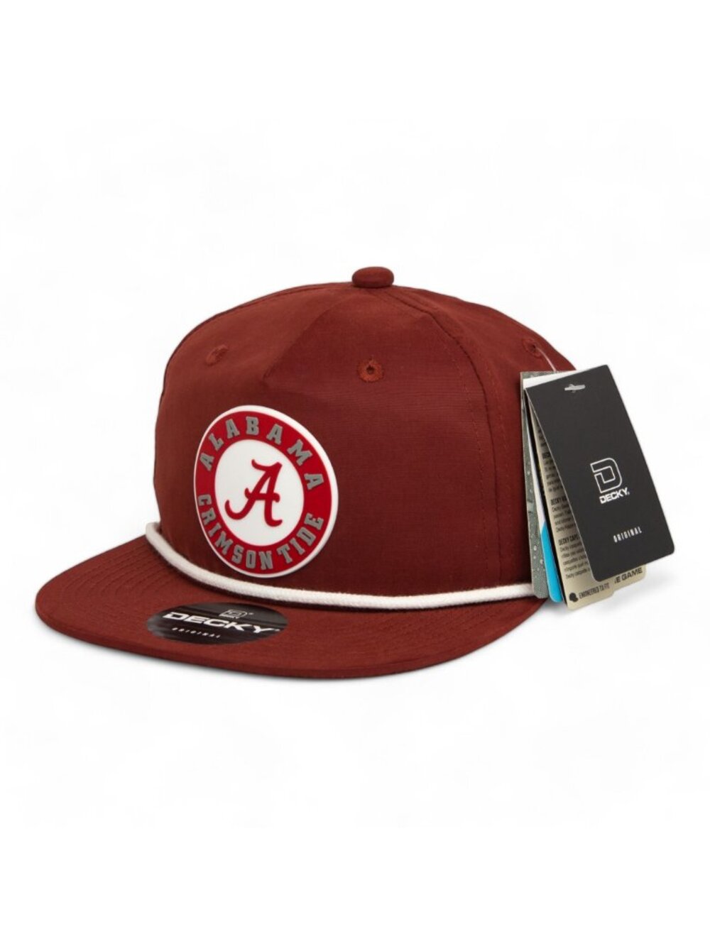 Alabama Crimson Tide 3D Classic Rope Hat- Cardinal/ White